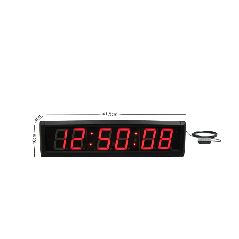 Wall Mounted LED Clock with Automatic Timing System, GPS Master, 2.3\'\'