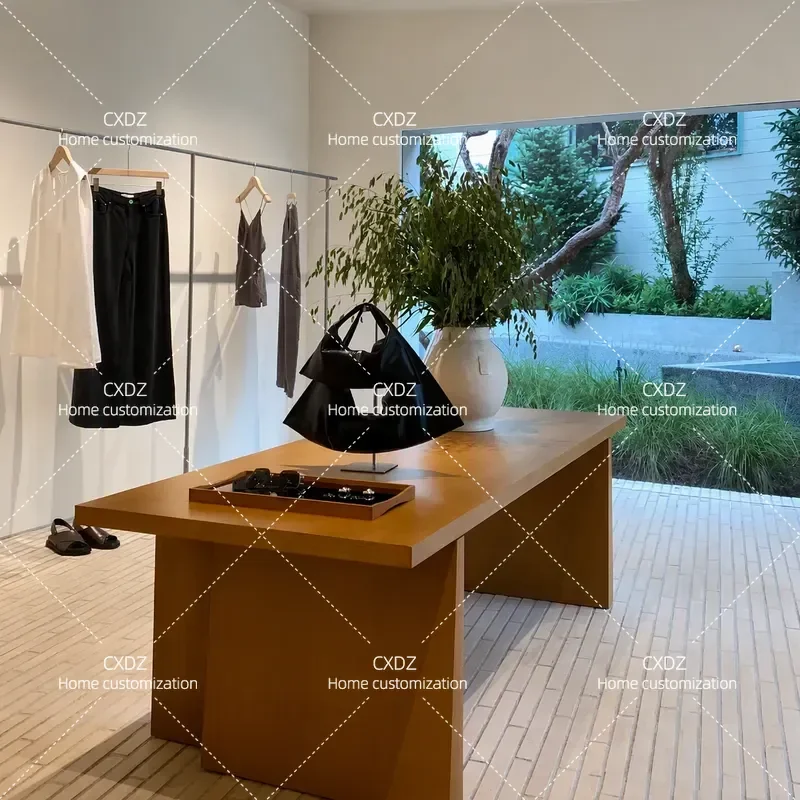 Clothing store Buyer's store checkout page Bar counter Nakajima cabinet Water table Display cabinet Display table Ancient