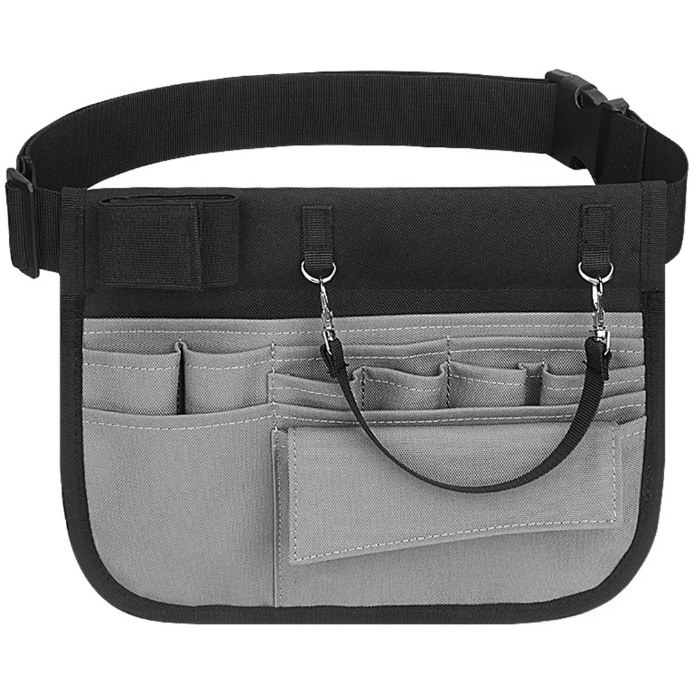 Hairdressing Tools Bag Storage Garden Server Pouch Nurse Waist Apron with Pockets