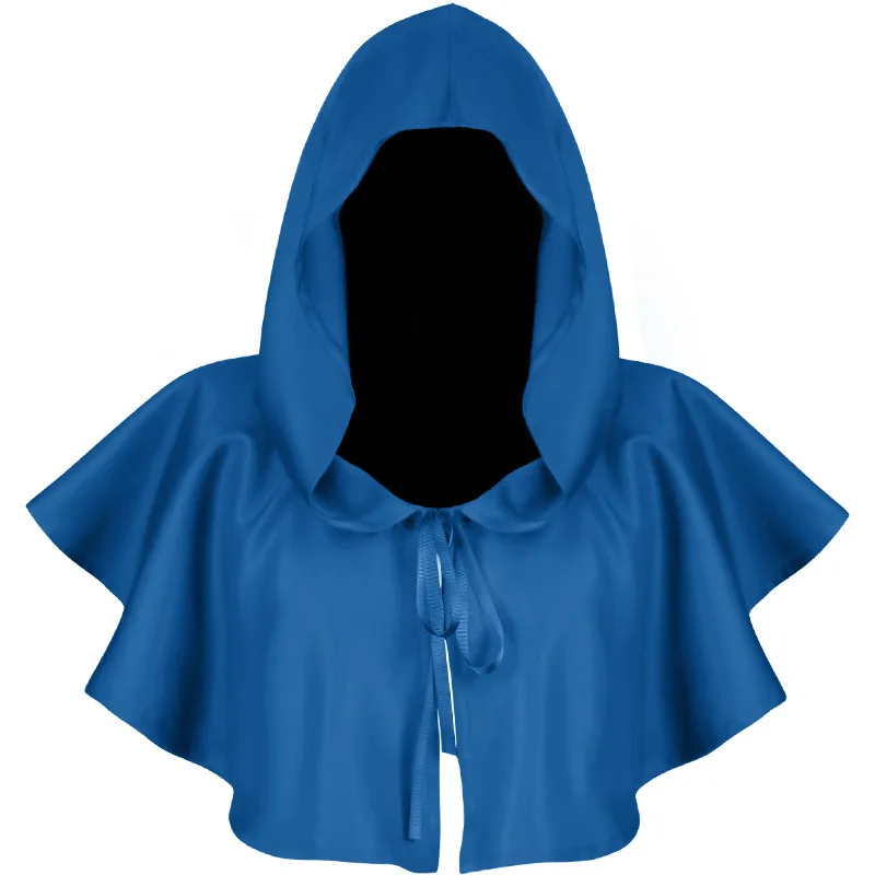 

Vampire Devil Capes Halloween Party Costume Unisex Gothic Cosplay Adult Hooded Cloak Monk Medieval Witch Wizard Fancy Punk Cloak