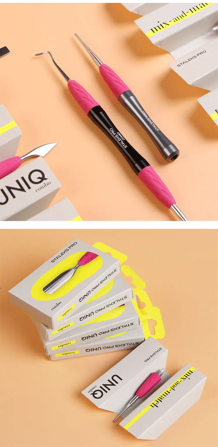 STALEKS Nagel- und Fußpeeling-Maniküre-Kunstwerkzeug, abnehmbar und frei abgestimmt mit Nagellackdrücken/Nagelfeilen – Detail 6