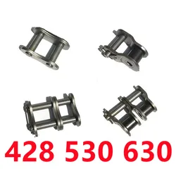 Motorcycle Chain Buckle Ring Link 428 530 630 Chain Connector Single Row Double Row Full Buckles Half Buckles Chain Link Join