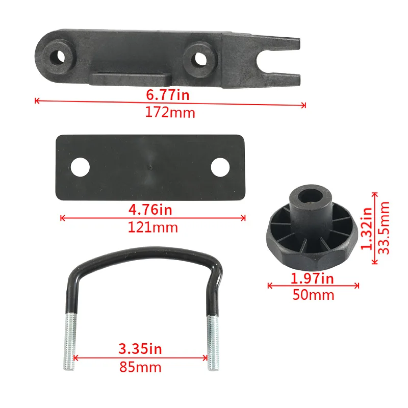 For Roof Trunk Mounting Accessories U Bolt Bandage Kit Luggage Rack Holder Auto Accessories