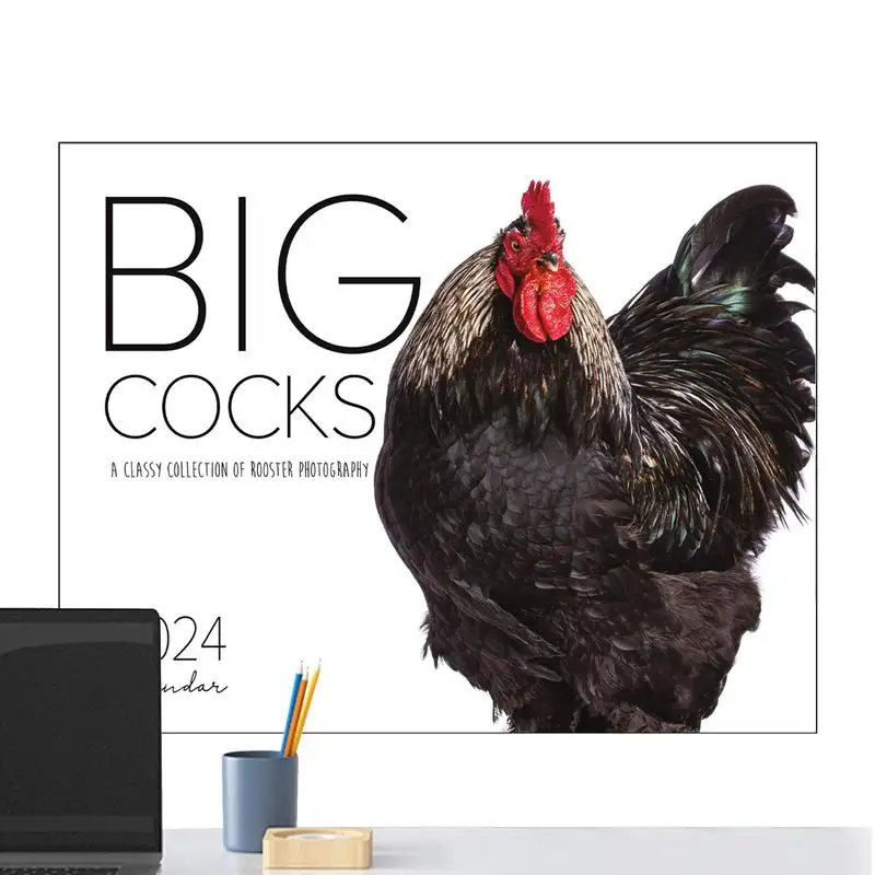 

Wall Calendar Rooster Funny Calendars Big Cock Monthly Calendar Wall 2024 Calendar For Wall With Family Calendar Prank Gift