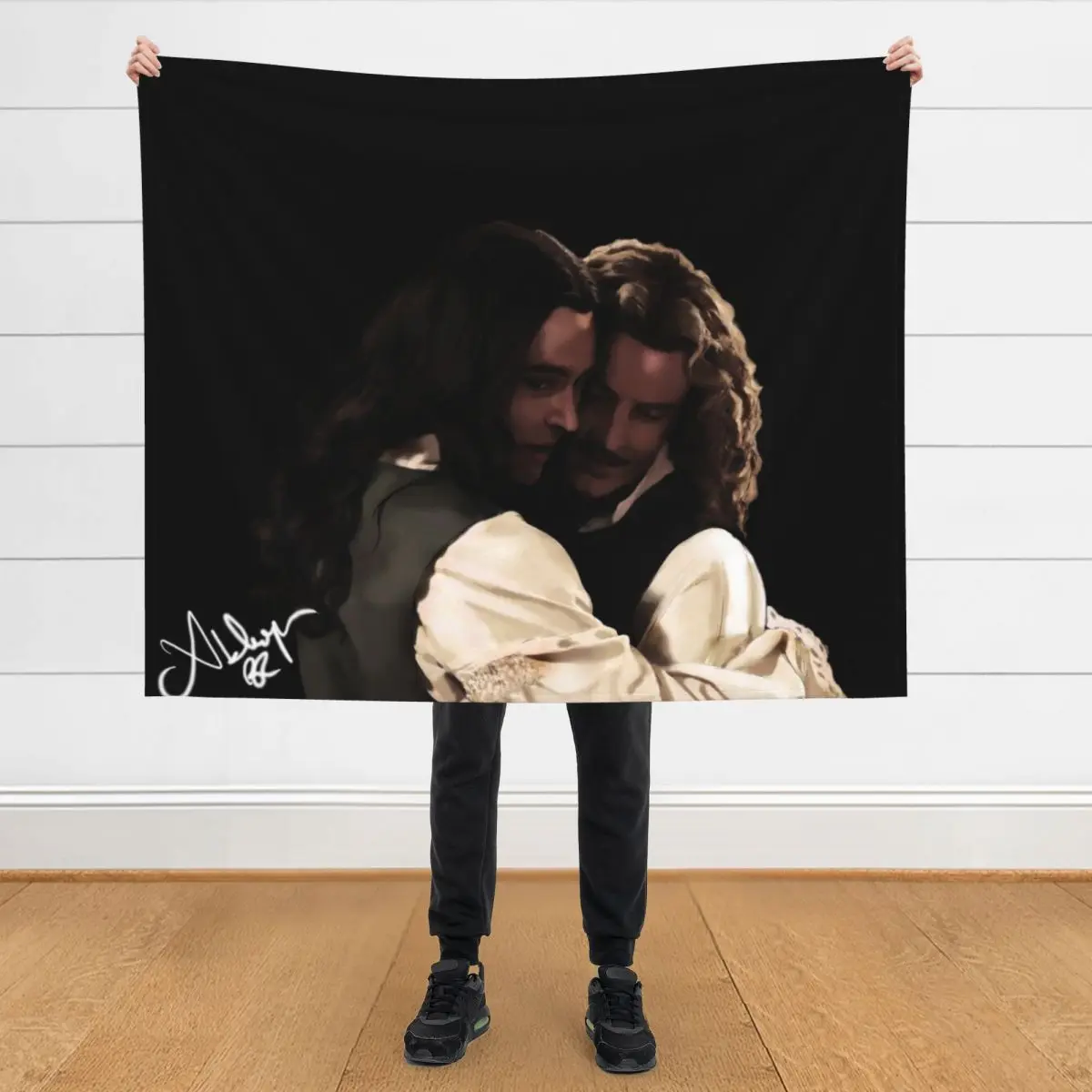 

Monchevy Throw Blanket Plush Sofa Flannel Fabric Blankets