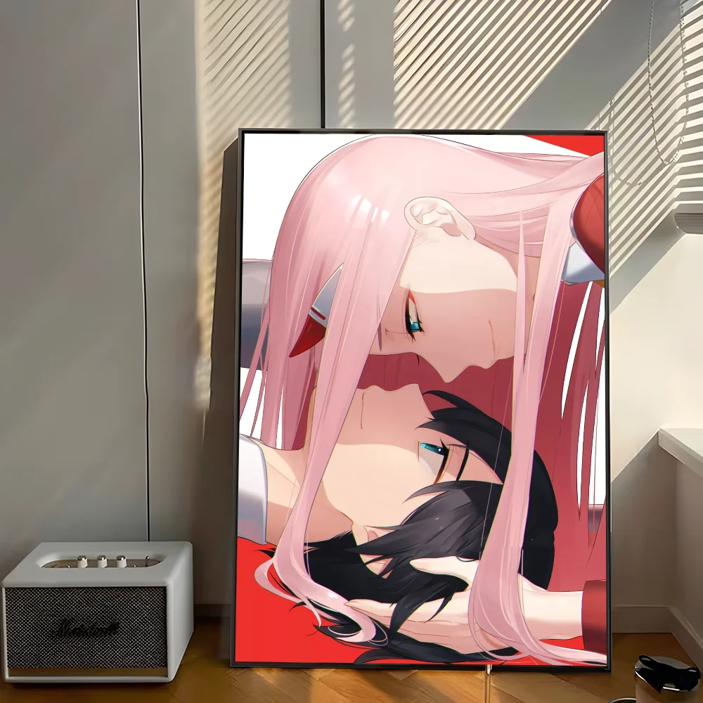 Darling In The Franxx Zero Two 002  Poster Self-adhesive Art Poster Whitepaper Prints Posters Artwork Home Decor