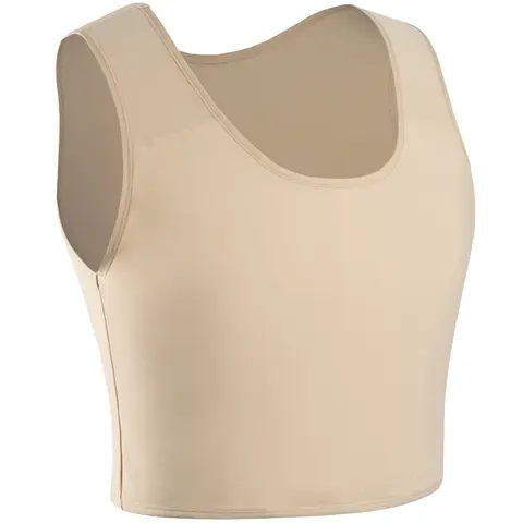 XUJI Transgender Tomboy FTM Breathable Half Chest Binder