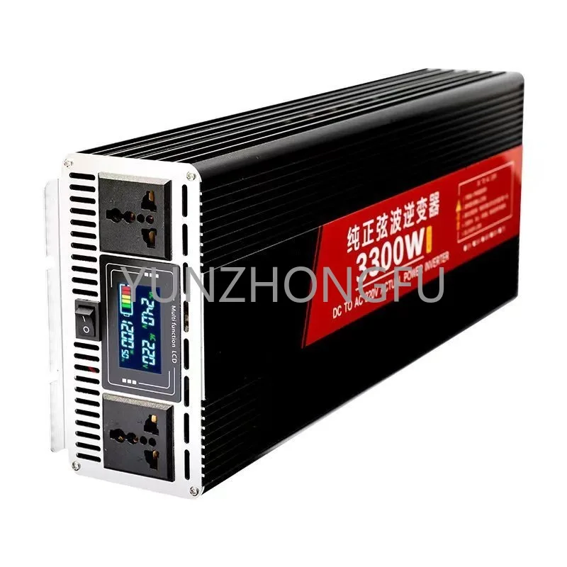 Real-power pure sine wave truck-borne household high-power inverter 3300W,12V24V48V60V