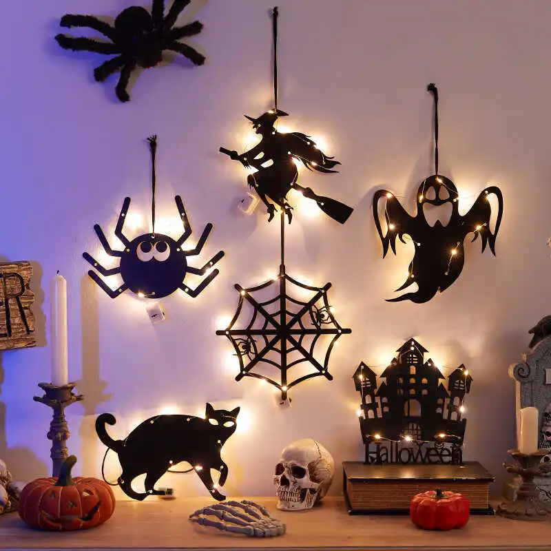 

Halloween Decoration Room Window Arrangement Luminous Pendant Pumpkin Lantern Party Scene Props Halloween Decoration 2025