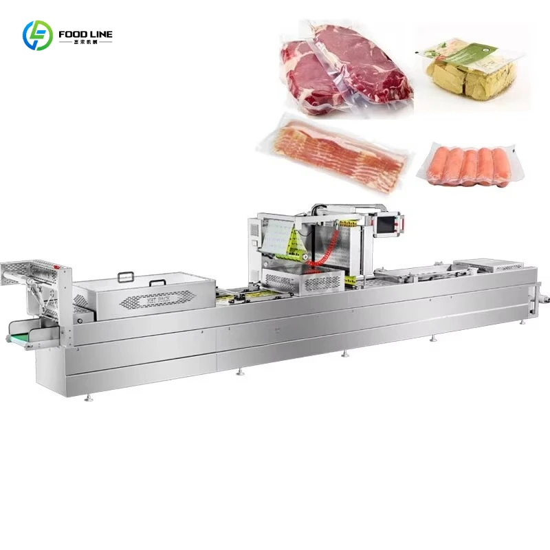 FL Automatic Thermoforming Vacuum Packer for Mushrooms Fungi Tray Sealing Machine Vegetable Equipment