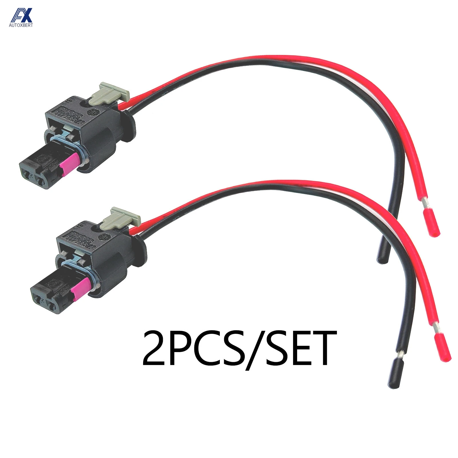 2X 2-контактный разъем для противотуманных фар Audi VW Seat Skoda Mercedes, водонепроницаемый датчик, комплекты вилок 4F0973702 6R0973323 4H0973702A