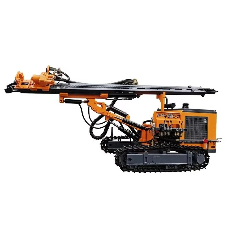 Full Hydraulic Core Drilling Machine Tracked Diesel-Powered Rotary Rig 25m Depth 90-115mm Diameter High
