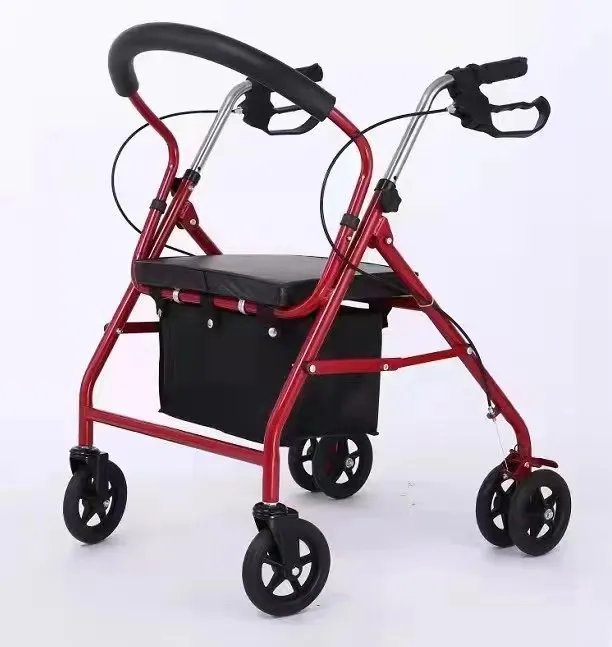 High Quality Elderly walker can be pushed by hand The elderly can be folded of shopping cart