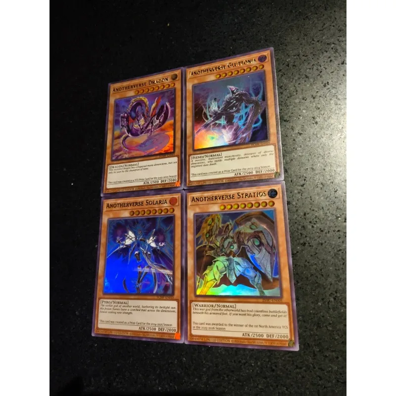 يو غي أوه! YCS سلسلة 2025 أنوثرفيرس التنين/أنوثرفيرس سولاريا لتقوم بها بنفسك لعبة جمع بطاقة أنوثيرس ستراتيوز لعبة بطاقة فلاش