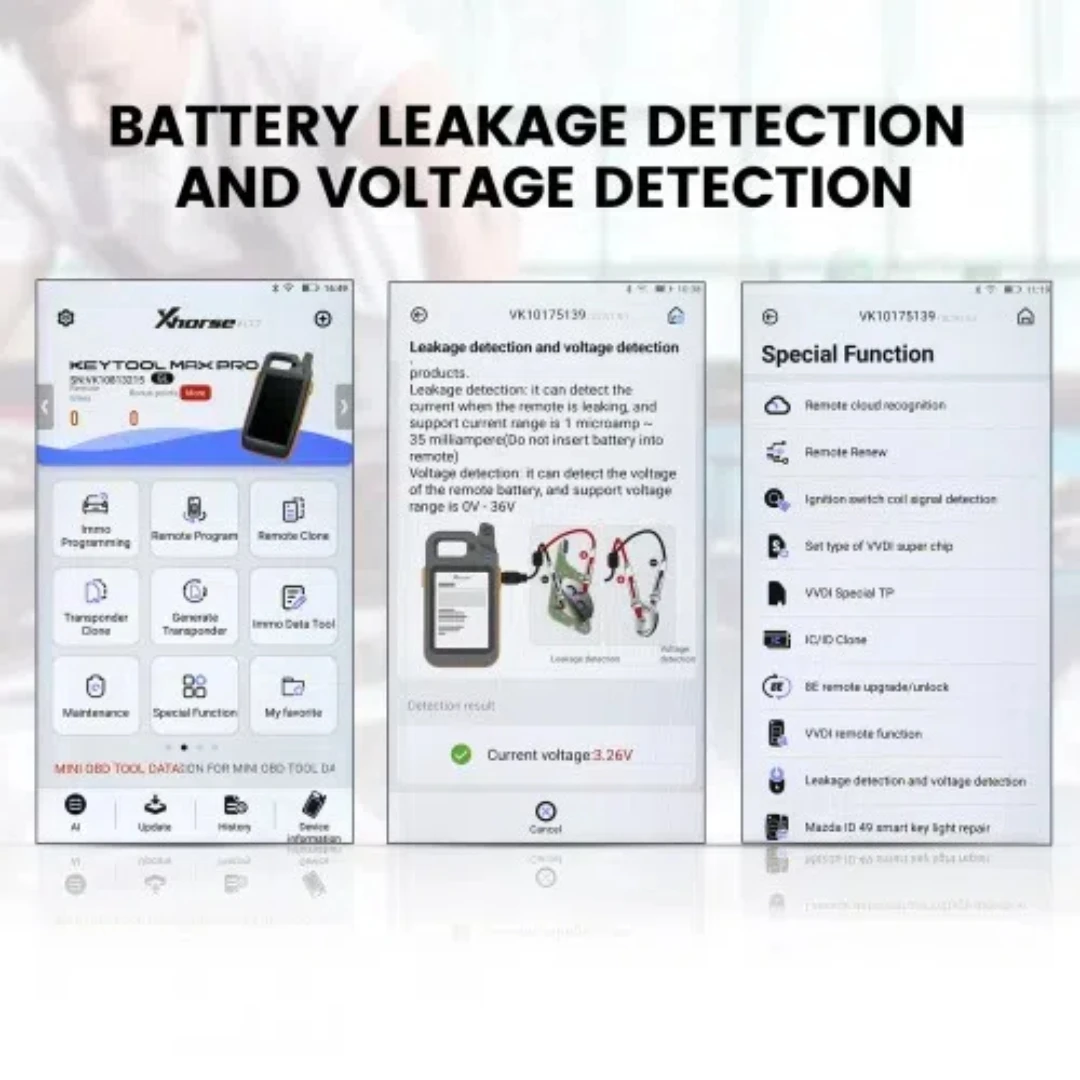 Newest Xhorse VVDI Key Tool Max Pro With MINI OBD Tool Function Support CAN FD/ Voltage and Leakage Current - Image 2