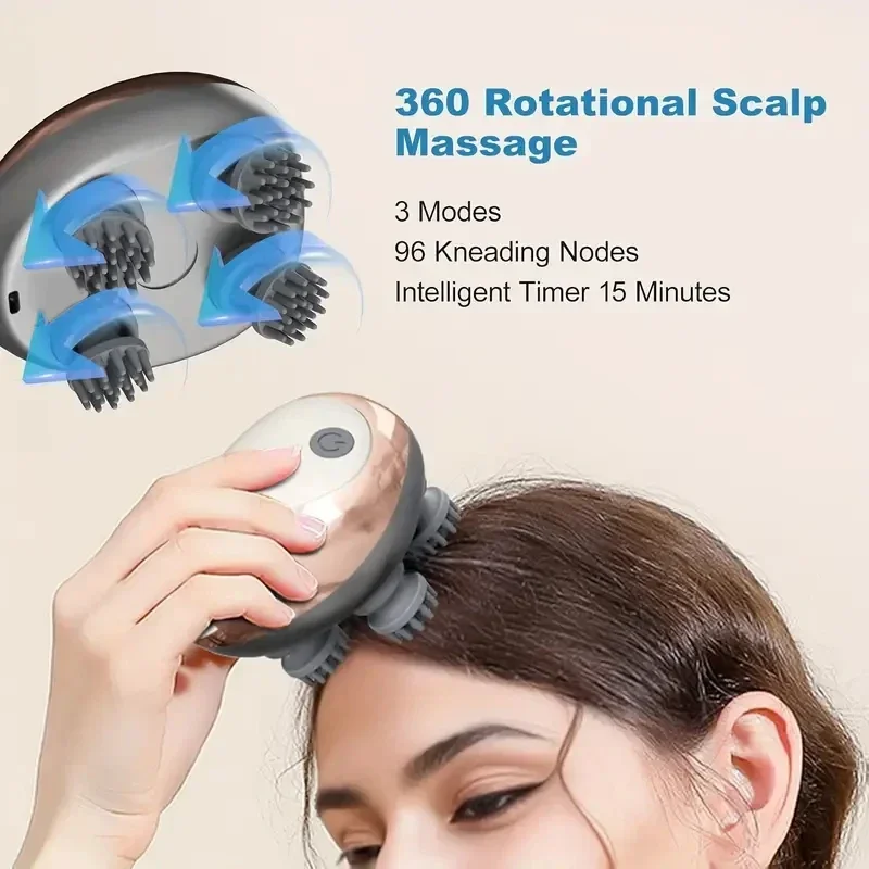 Mini Electric Dragon Claw Handheld Kneading Vibration Massage Machine Smart Magnetic Charging Interface Hand Scalp Head Massager