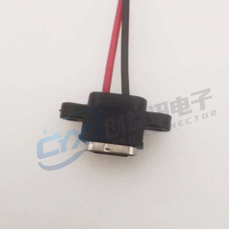 Connettore USB 3.1 tipo-C 2pin SMD SMT filo per saldatura femmina impermeabile femmina presa anello in gomma porta di ricarica rapida ad alta corrente