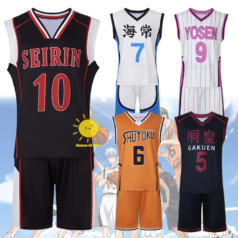 أزياء أنيمي كوروكو تيتسويا التأثيرية كوروكو كرة السلة التأثيرية بدلة كرة السلة جيرسي كاغامي تايغا للهالوين كوميكيت كوس للجنسين