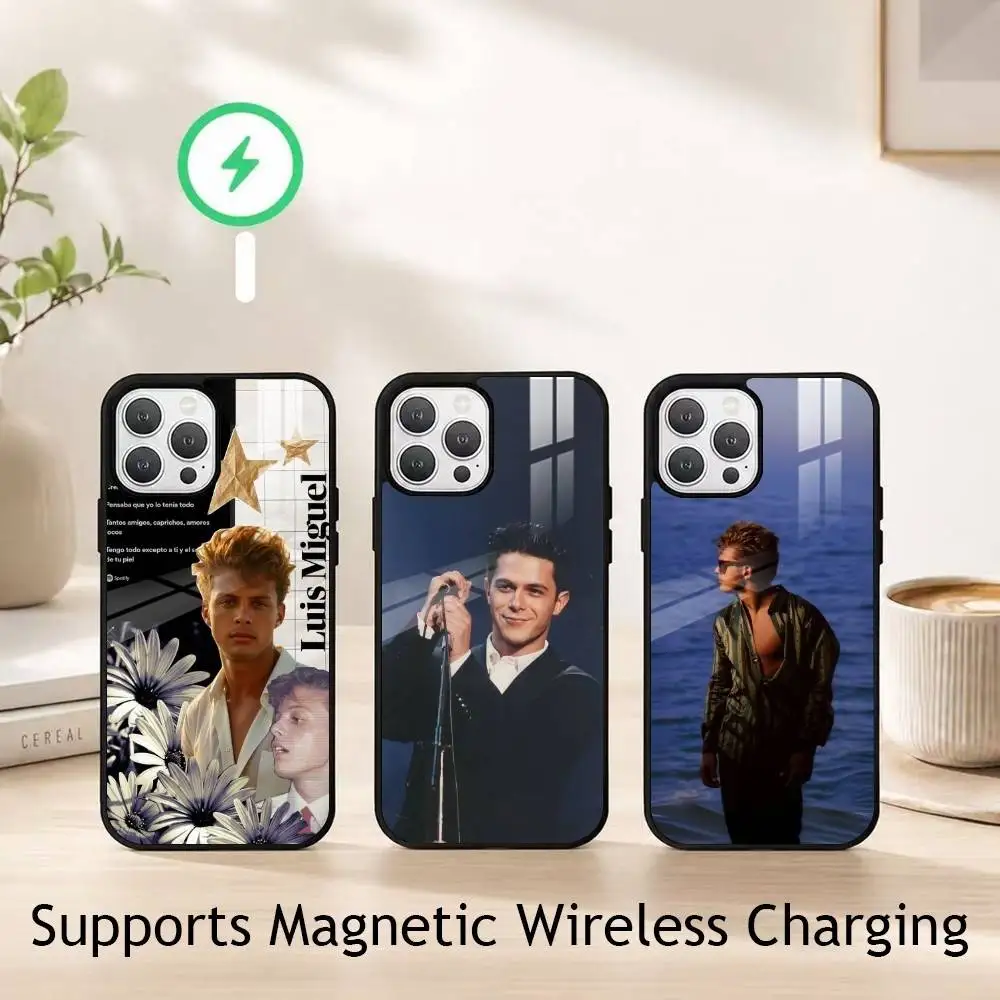 Singer Music Luis Miguel gift Phone Case For iPhone18,17,16,15,14,13,12,11 Plus,Pro Allows magnetic wireless charging