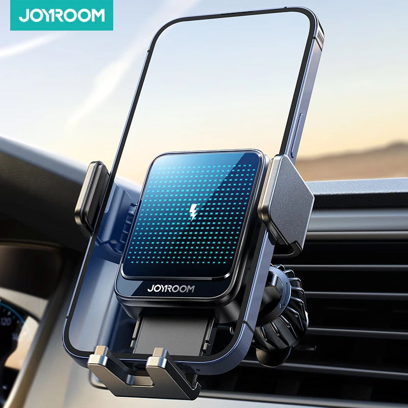 Joyroom 15W Car Phone Holder Mount Automatic Fast Wireless Charger For iPhone 14 13 12 Pro Max Samsung Z Flip Phone Car Holder