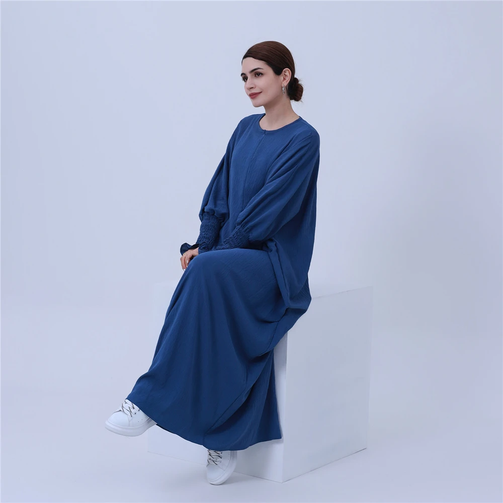 

Modest Abayas Women Muslim Ramadan Open Zipper Abaya Eid Prayer Dress Turkey Kaftan Islamic Arab Robe Dubai Loose Femme Clothing