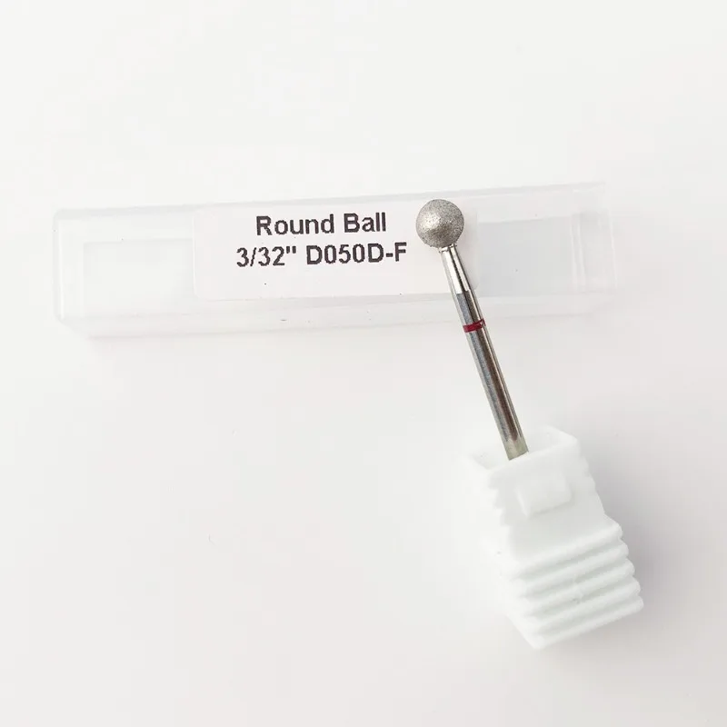 12 modelos de bola cabeça de polimento de unhas cabeça de lixamento de diamante para remover cutícula de pele morta ferramentas de lixadeira cabeça de substituição