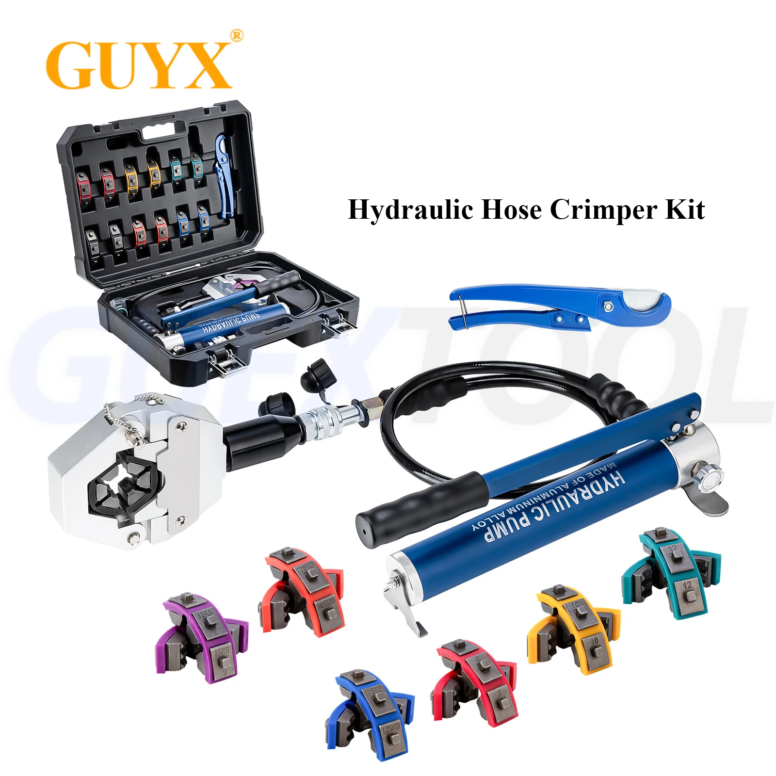 

Manual AC Hose Crimper Separable Hydraulic Hose Crimper Kit Air Conditioner Repair Automotive Air Conditioning Maintenance Tools