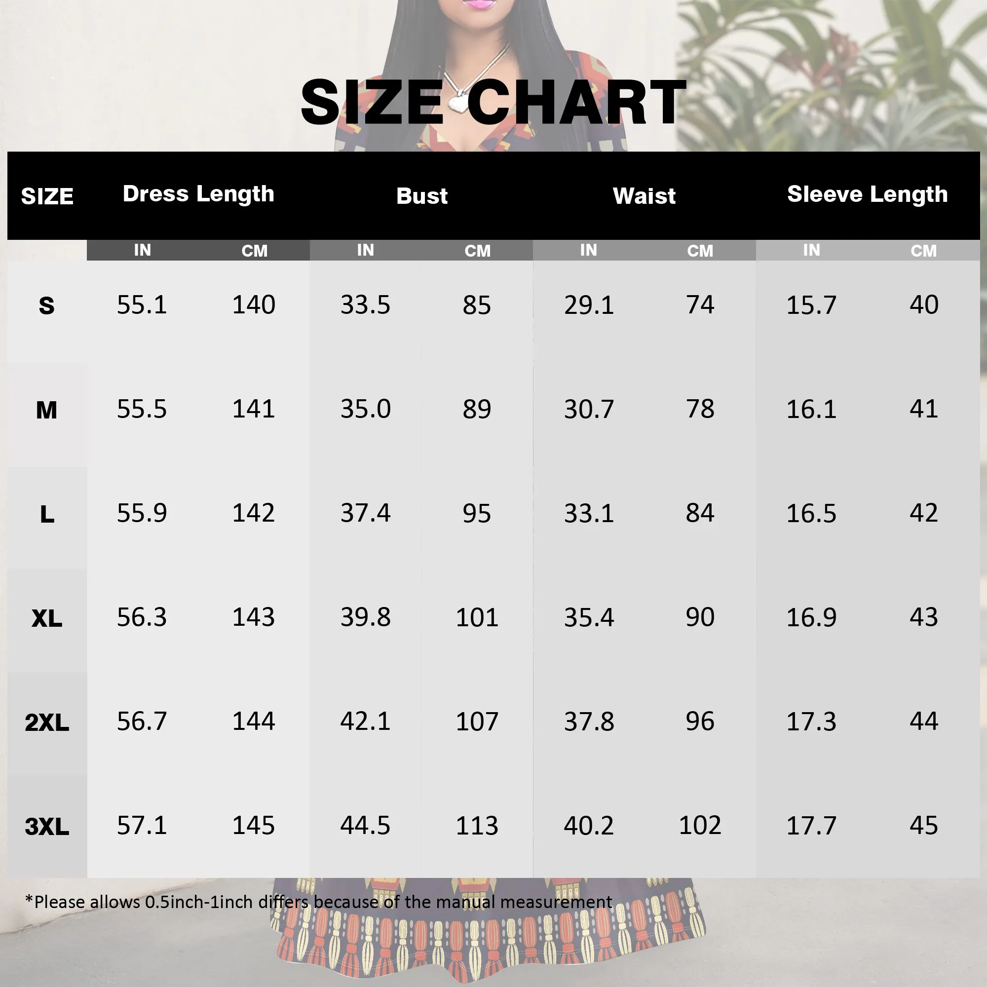 Vestido feminino com cinto de manga comprida, vestido elegante estampado estilo retrô com bainha de três camadas e bolso.