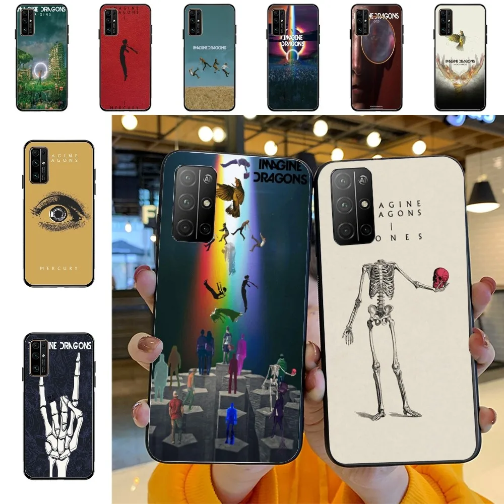 I-Imagine D-Dragons Band Phone Case For Huawei Honor 10 lite 9 20 7A 9X 30 50 60 70 pro plus Soft Silicone Cover