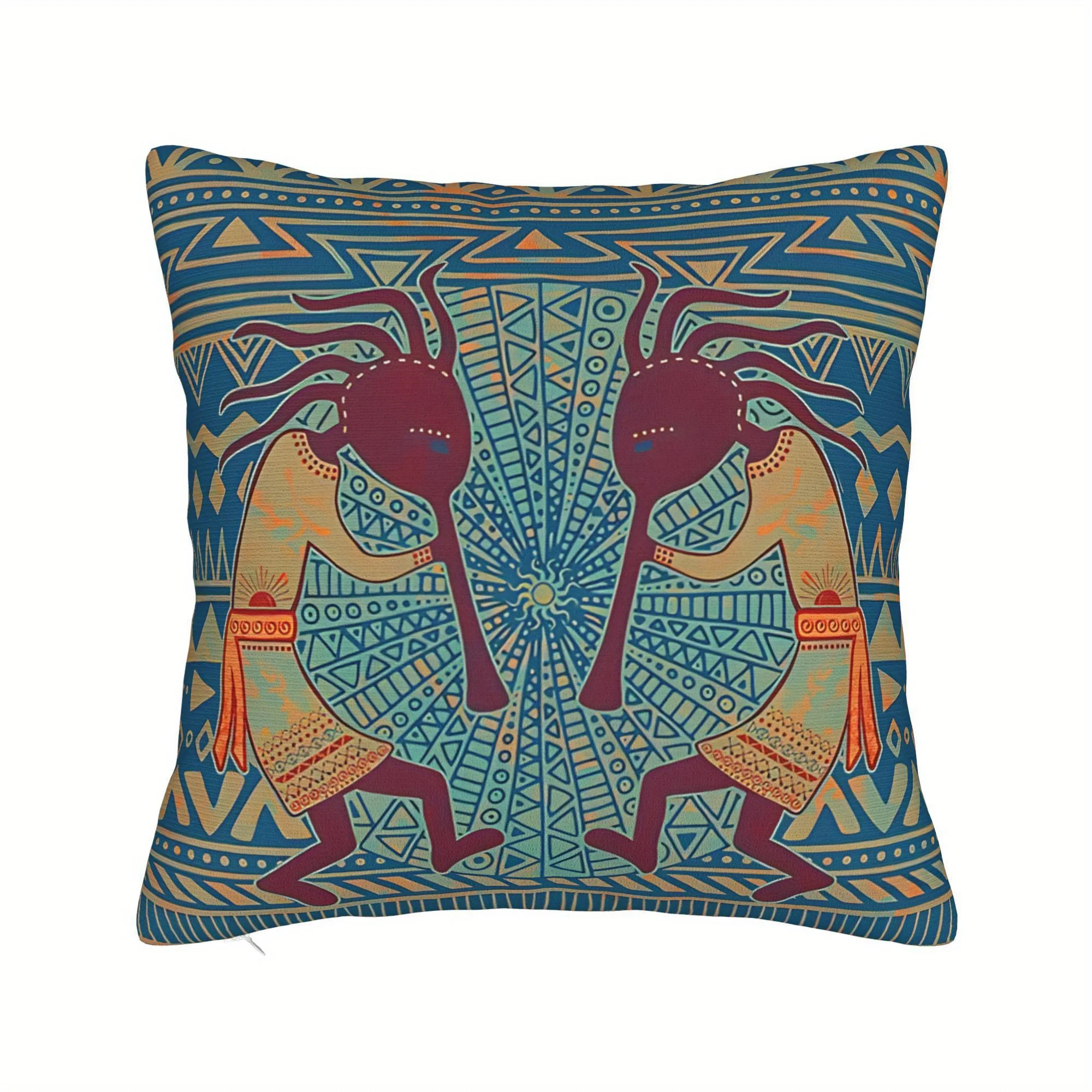 

Декоративная наволочка American Kokopelli в юго-западном стиле для дивана