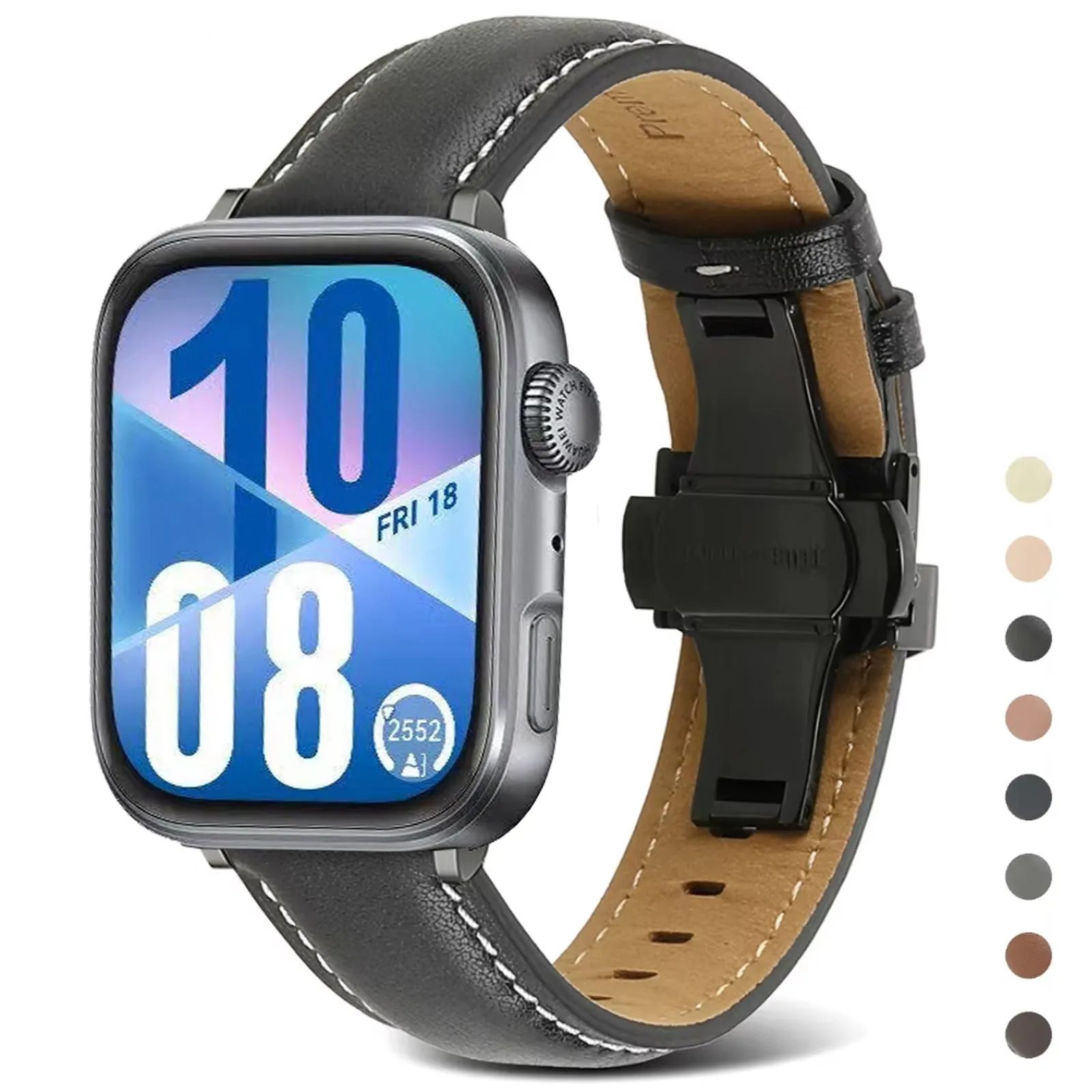 

Leather Strap for Huawei Watch Fit 4/3 Belt Smart Watch Replaceable Wristband Correa Accessories for Huawei Watch Fit 4 Pro Band