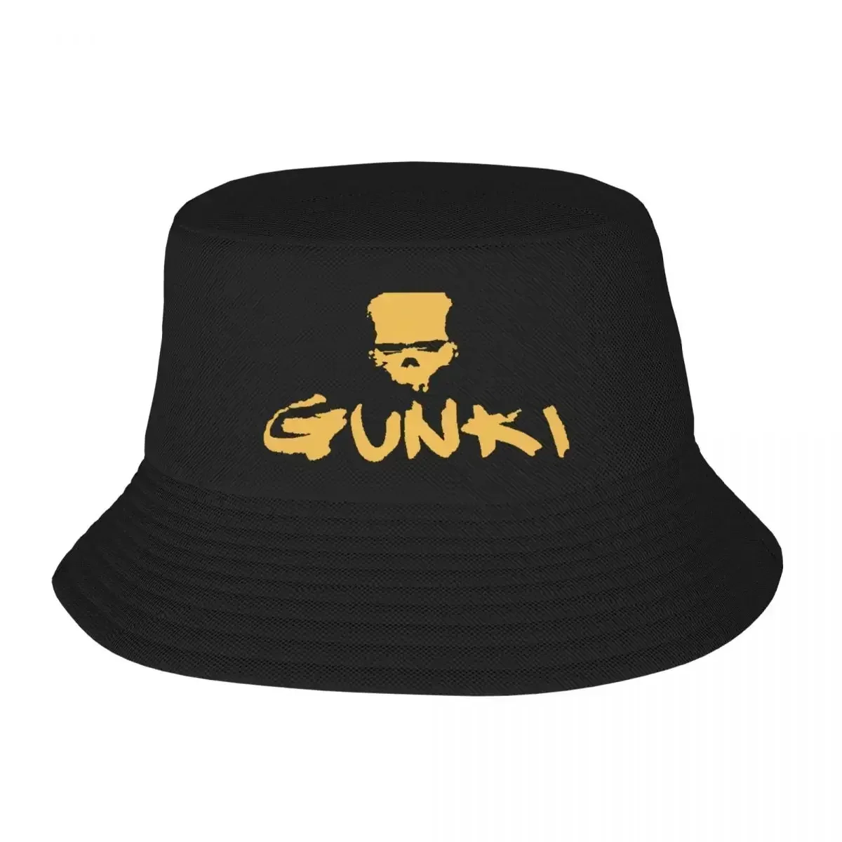 Retro Design，Custom Gunki Fishing Rod Beach Bucket Hat Men Daily Harajuku Casual Fashion Cool Vintage Streetwear Unisex Summer F