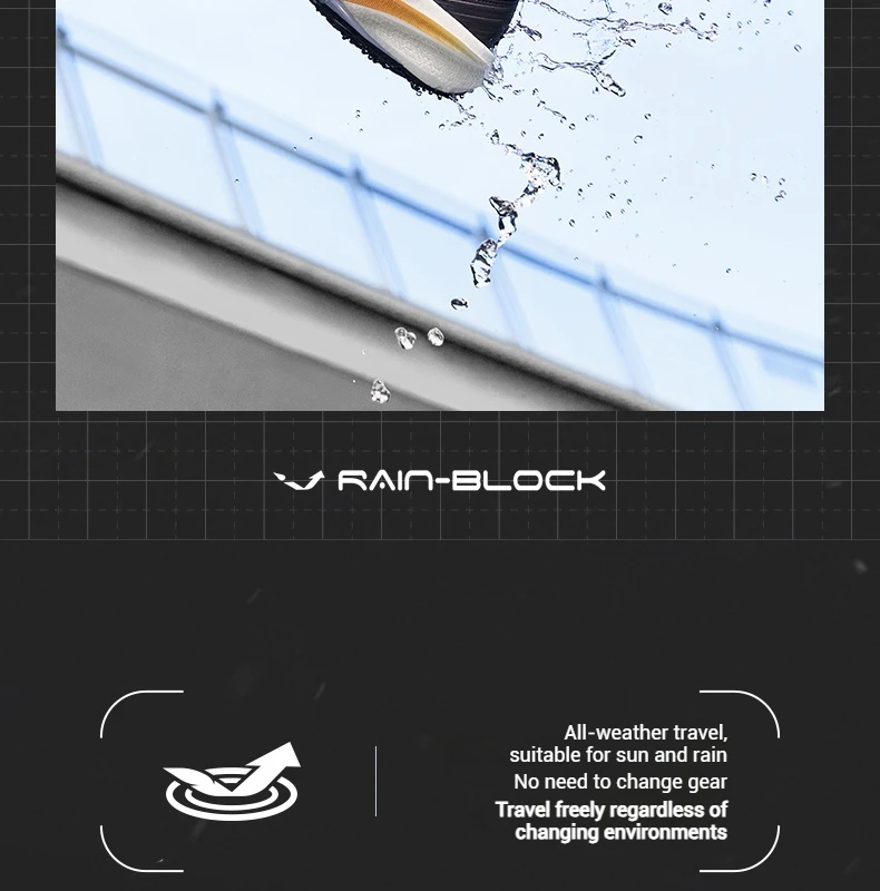 361 Degrees Rain-Block 8.0 Damen-Laufschuhe, mit Fleece gefüttert, wasserdicht, rutschfest, warm, bequem, Turnschuhe für Damen, 682542224 – Detail 6