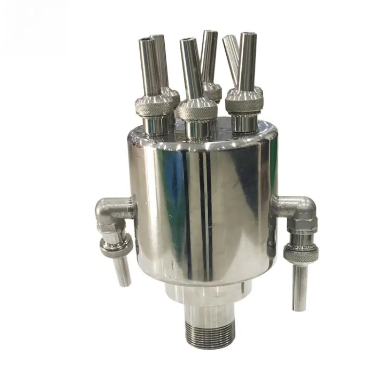 Stainless Steel 304 Self Rotating Fountain Nozzle Dancing Water Jet DN40 DN50 DN65 DN80 For Garden Pond Lake Landscape Project