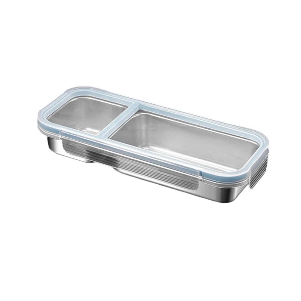 316 Edelstahl-Lunchbox mit mehreren Fächern und sicherer Dichtungstechnologie zur Verhinderung von Auslaufen während des Transports