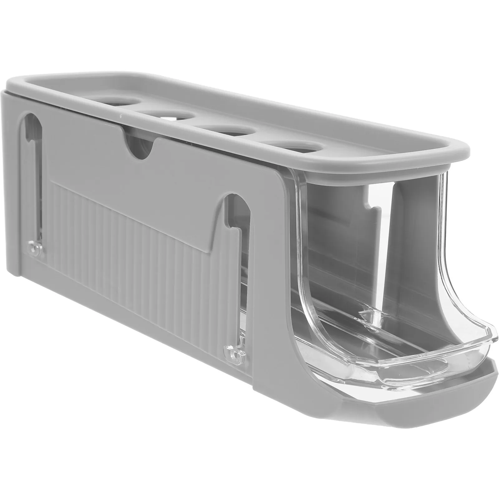 

Egg Rack 2 Layers Plastic Fridge Space Saving Organizer Refrigerator Door Egg Holder Slide Storage Tray Roll Eggs Dispenser