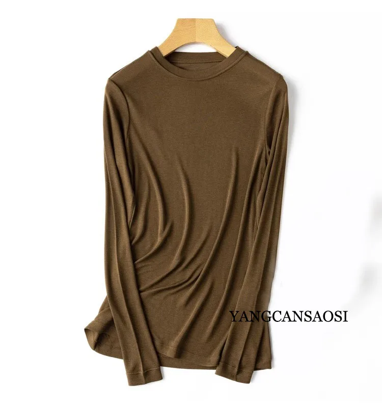 Olive Green O neck