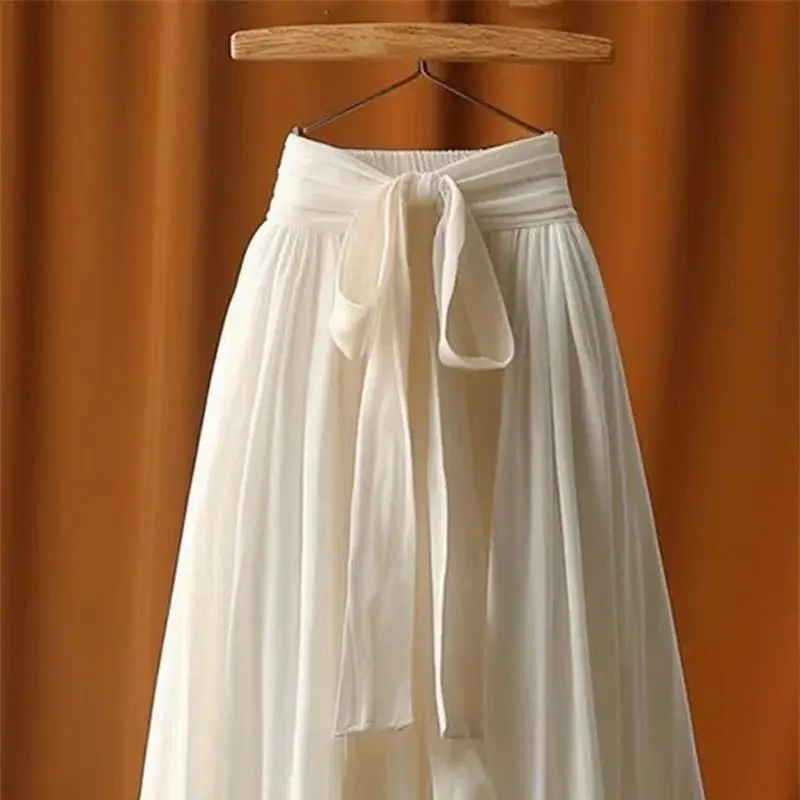 여성 하이웨이스트 레이스업 파티 주프 406P 빈티지 고딕 멀티 레이어 러플 케이크 스커트 프렌치 엘레강스 로리타 미디 스커트 스윗