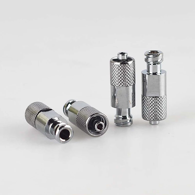 1pcs Extension Adaptor Luer Lock Fitting Metal Threaded Syringe Connectors Male To Female Pneumatic Stainless Steel Luer Lock