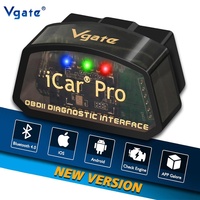 Vgate iCar Pro elm327 V2.3 OBD 2 Car diagnostic Tools Bluetooth 4.0 Compatible for Android/IOS ODB2 Car Scanner Code Reader