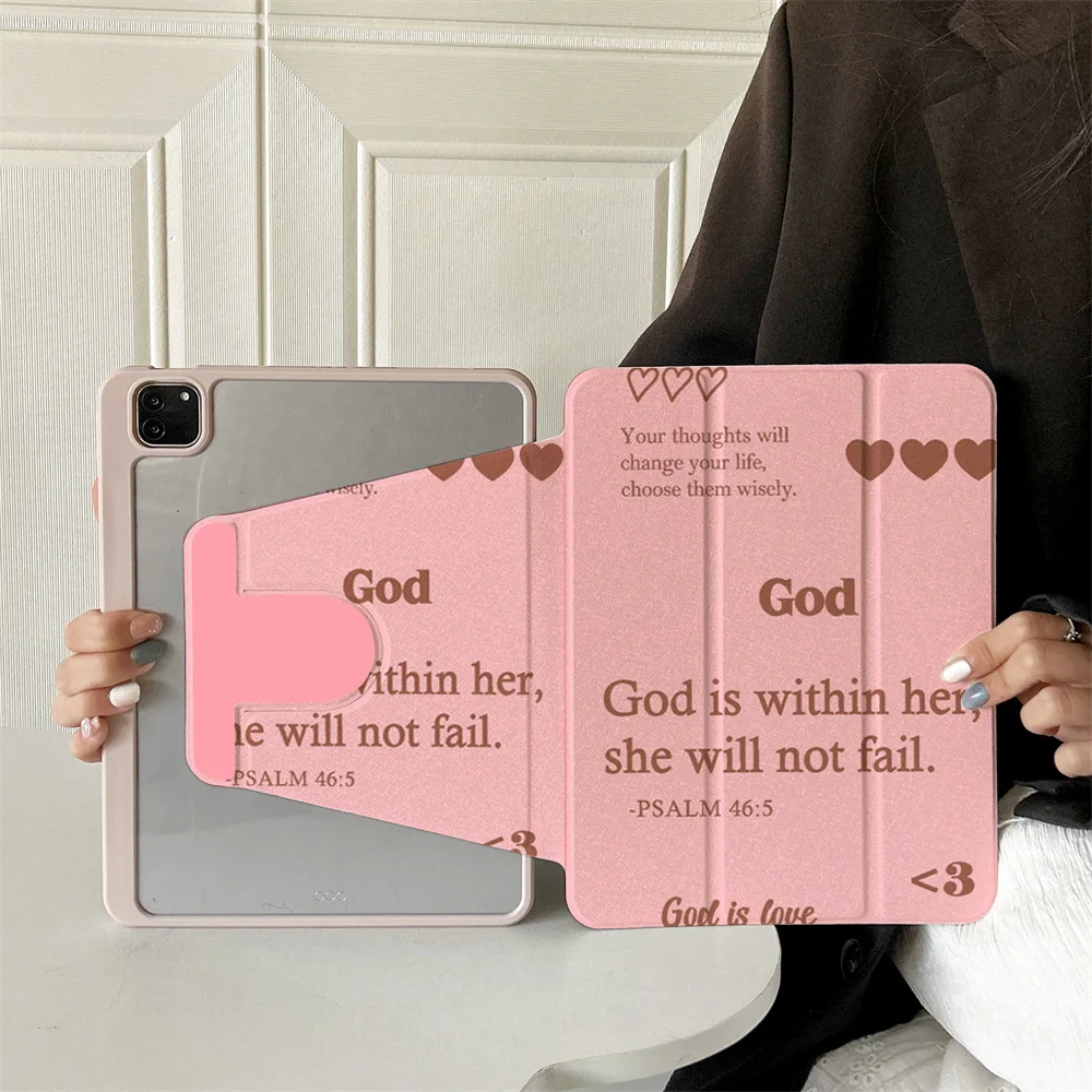 

360 ° Rotating Foldable Case to Easily Protect Your Pad: Compatible with iPad Air 6,Air 5,4,10,2024,air m3/a16 2025