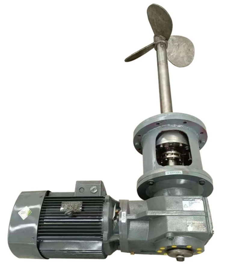 

Side Entry Belt Pulley Reducer Mixer Horizontal High Power Liquid Agitator Desulfurization Tank Stirring Equipment