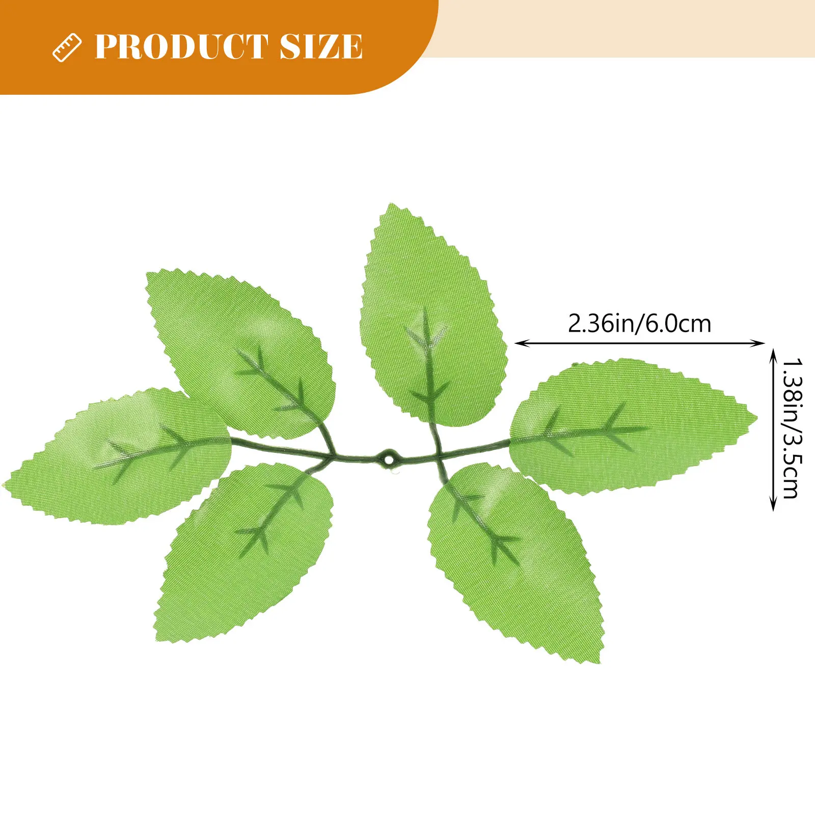 100Pcs Artificial Rose Flower Green Leaves Fake Leaves for Bridal Shower Table Decor Centerpieces Garlands No Maintenance