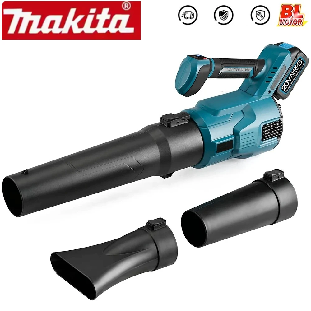 

Аккумуляторная электрическая воздуходувка Makita: ручной инструмент для эффективной уборки листьев, снега и пыли