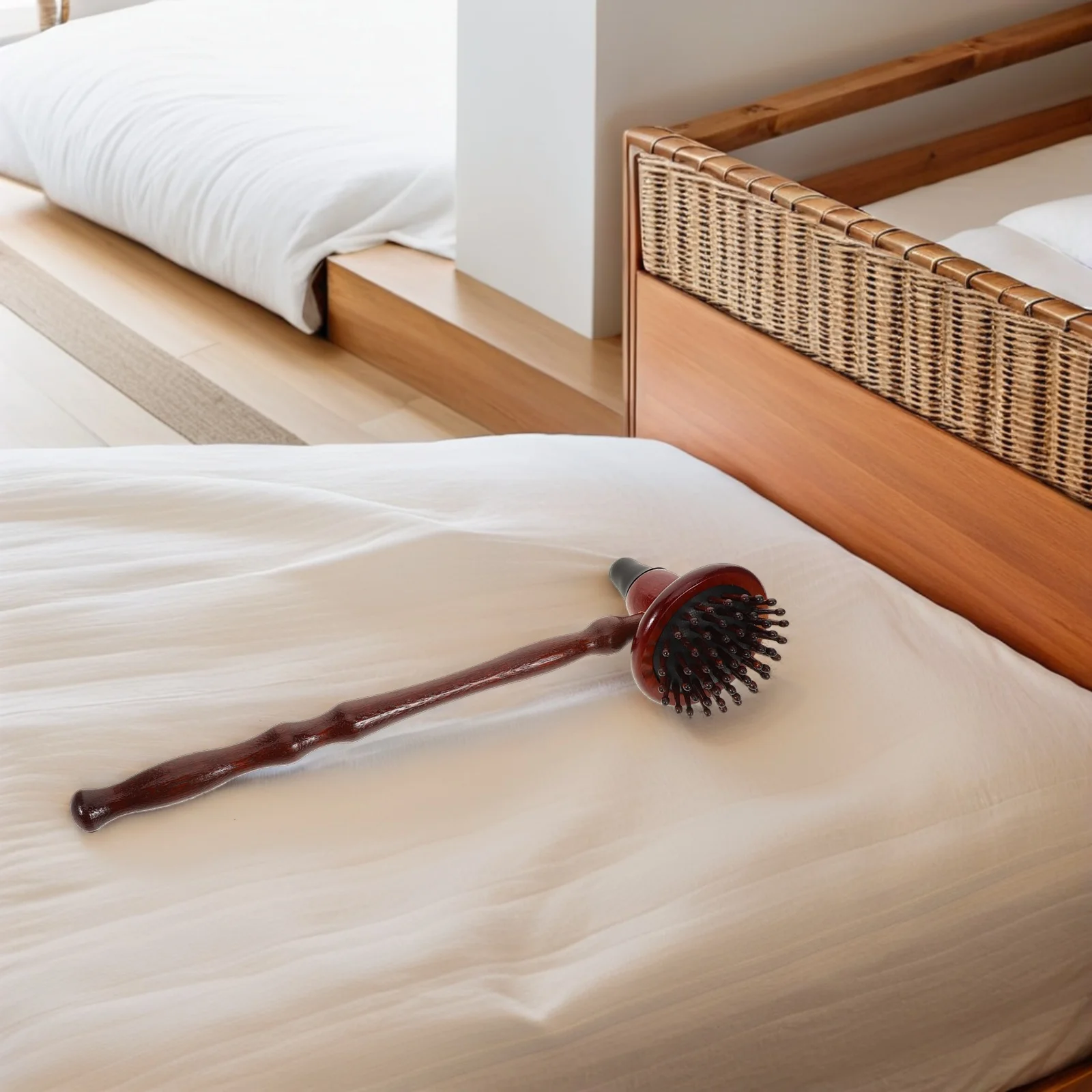 

2 шт. ручной деревянный массажный молоток для спины, ног, шеи, облегчение натяжения, прочный дизайн, компактный дорожный компаньон, ручной массажер