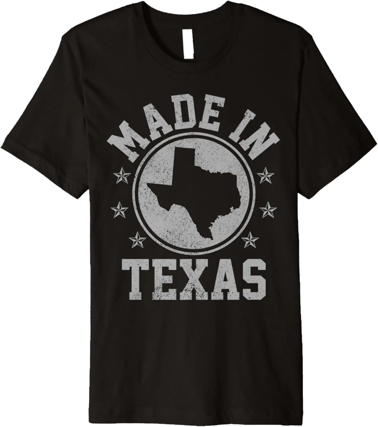 

Texas Pride - Proud Texan State Map Patriotic Gift Premium T-Shirt