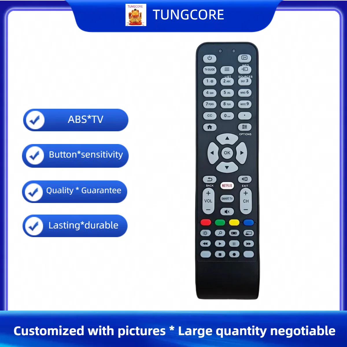 Mando a distancia de repuesto aplicable para TV AOC 55LE55U7970 LE40D3350 LE50D3350 LE49S5970