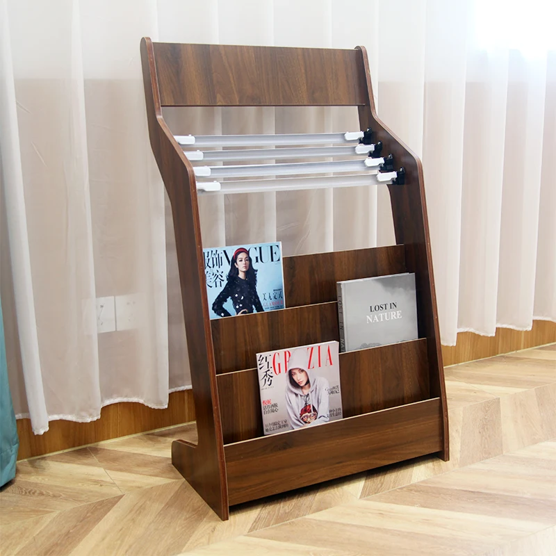 

Simple small wooden newspaper rack, newspaper rack, magazine rack