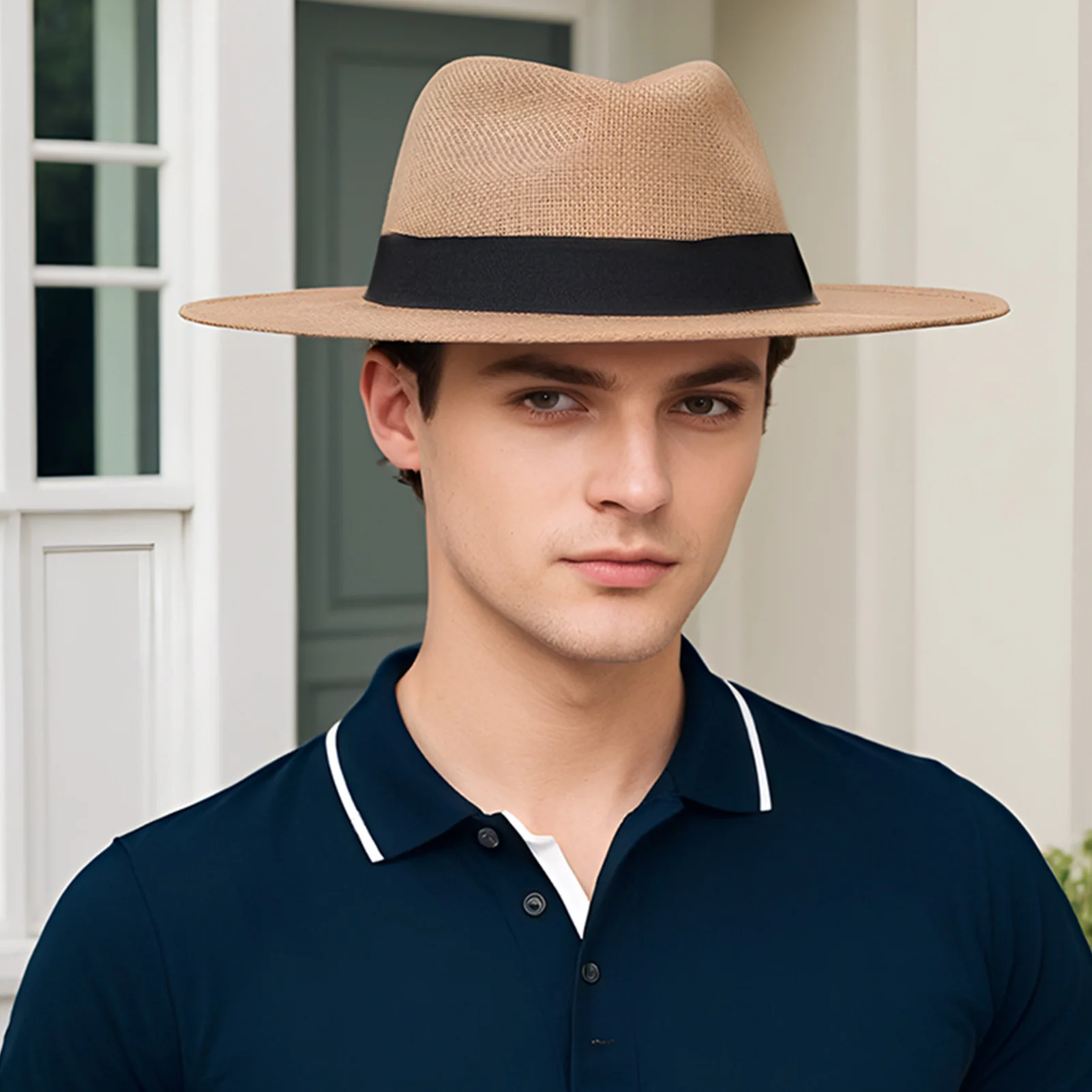 Sommer-Strohhüte für Damen und Herren, Strand-Strohhut, mehrfarbig, Anti-UV-Sonnenschutz, Strohhüte, geeignet für Outdoor-Aktivitäten