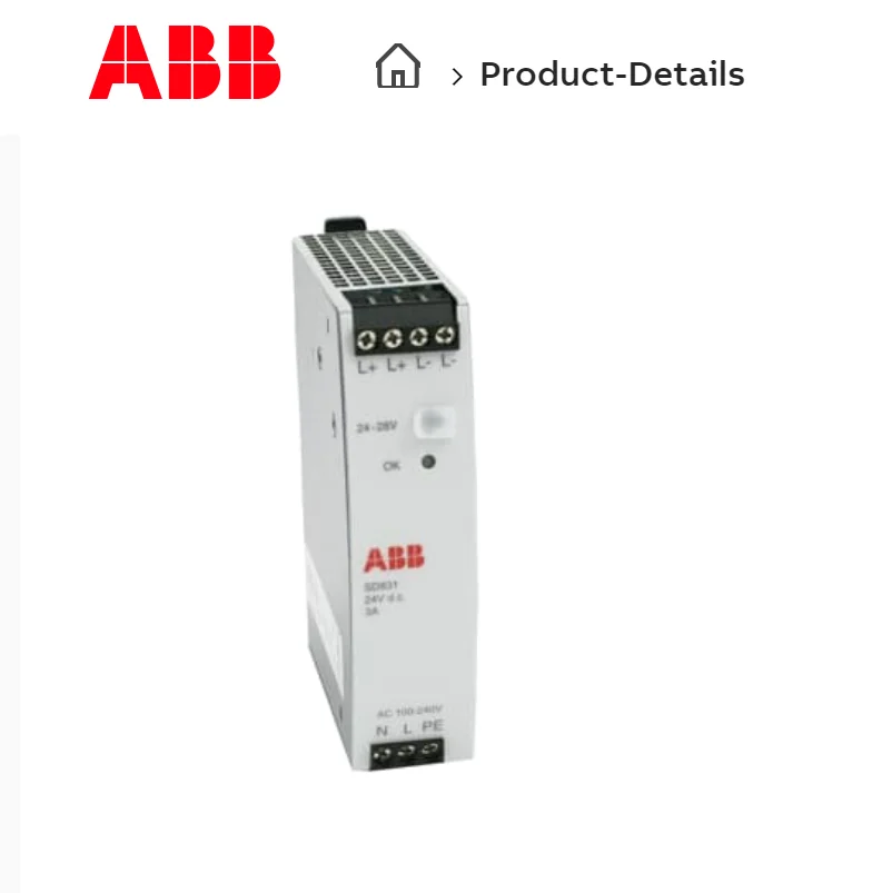 

ABB Module SD832 Product ID : 3BSC610065R1